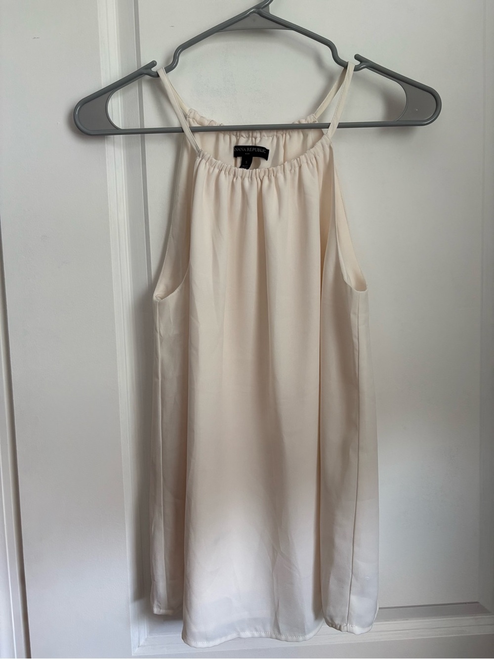 Banana Republic Cream Halter Top